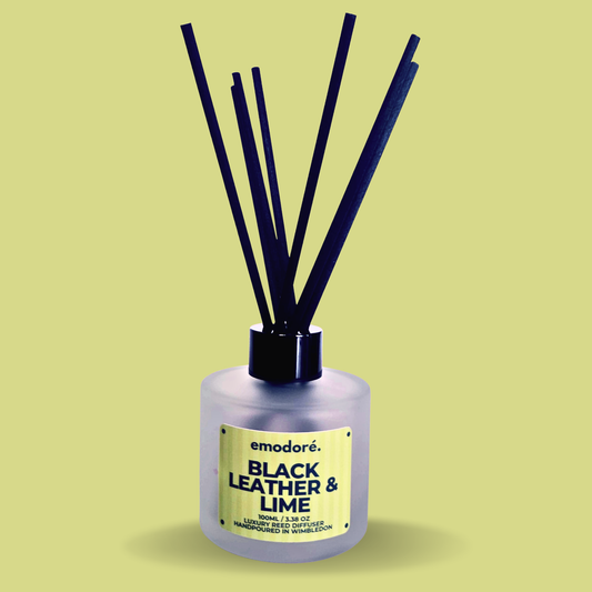 Black Leather & Lime Reed Diffuser