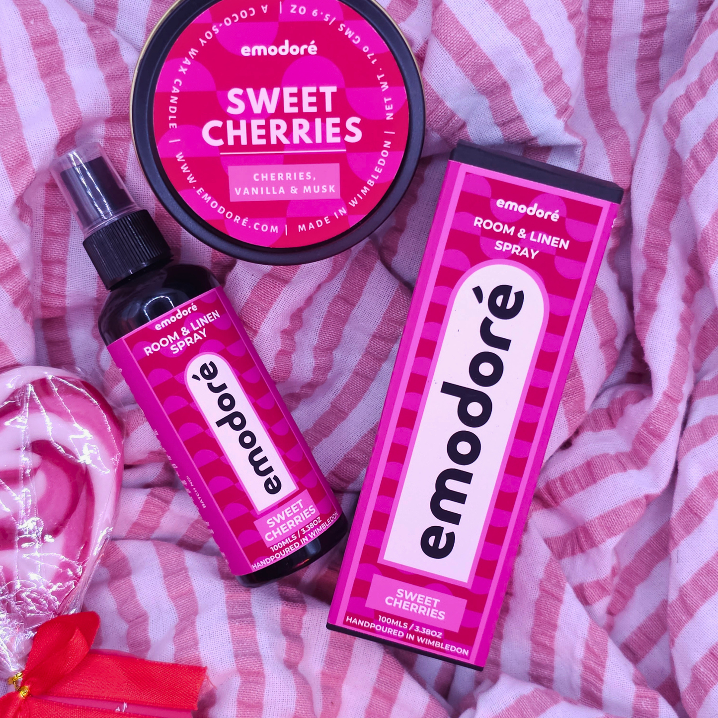 Sweet Cherry Linen Spray | Warm Sweet Luxury Scent