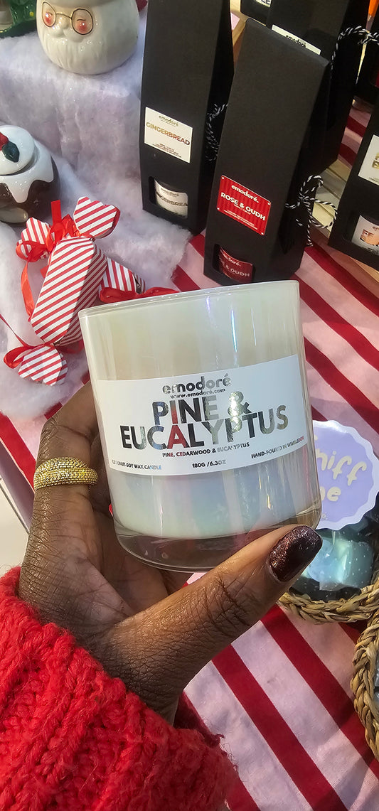Pine & Eucalyptus Scented Candle