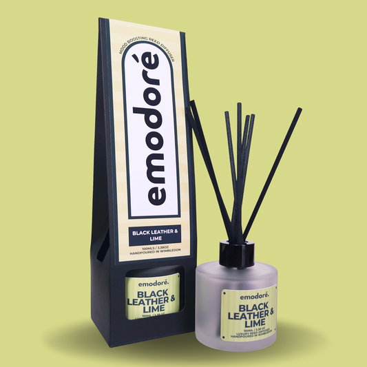 Black Leather & Lime Reed Diffuser