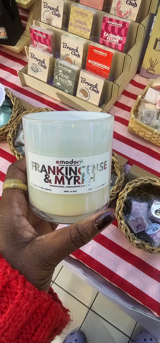 Frankincense & Myrrh Scented Candle