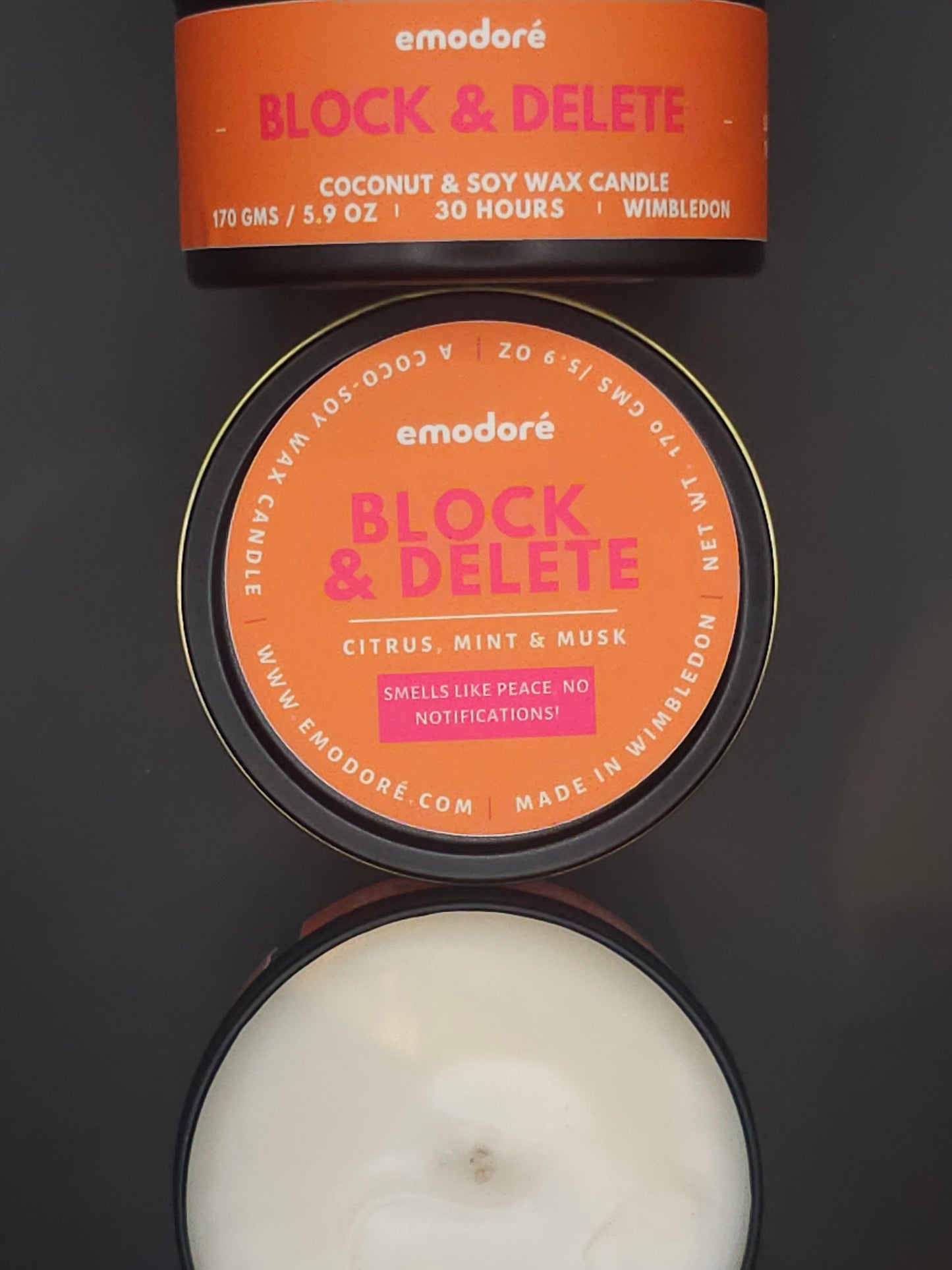 Block & Delete 8oz Candle