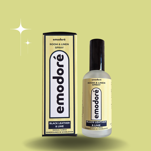 Black Leather & Lime Room & Linen Spray