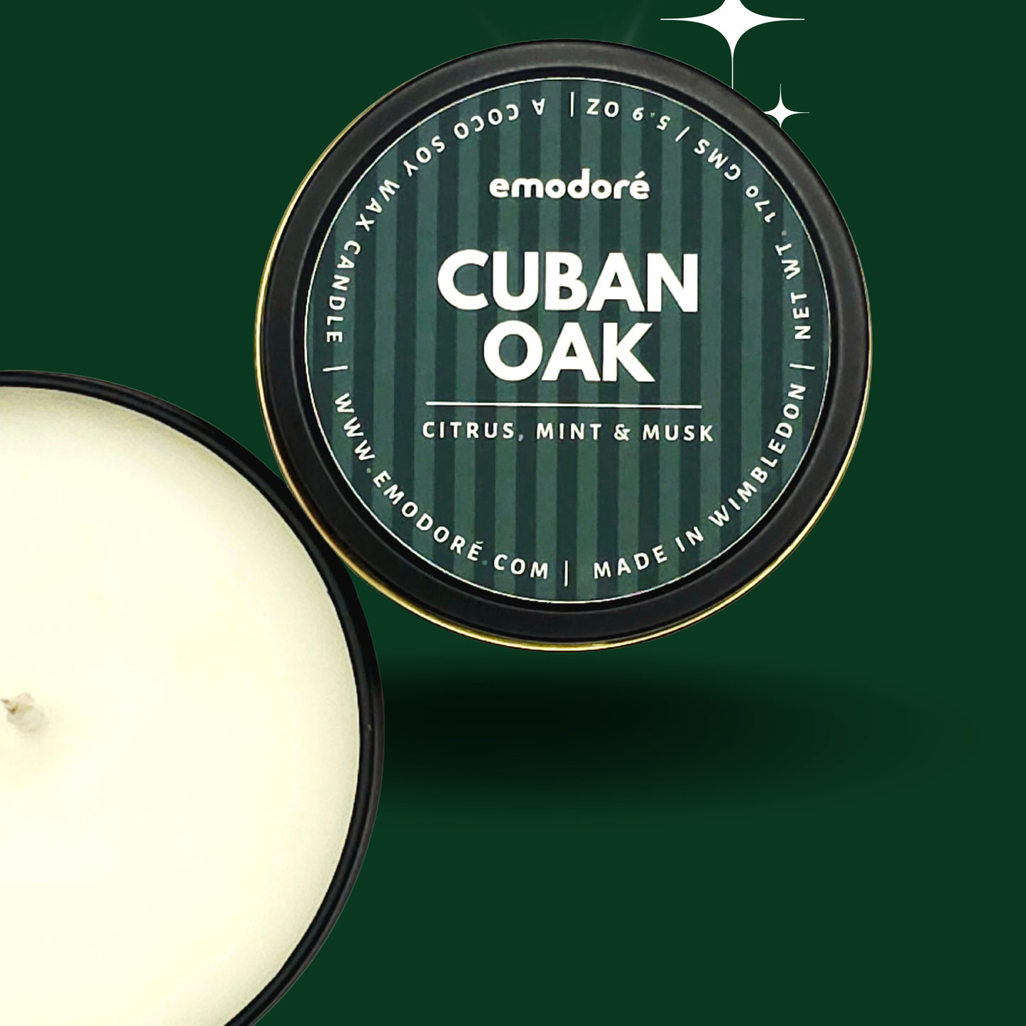 Cuban Oak 8oz Candle